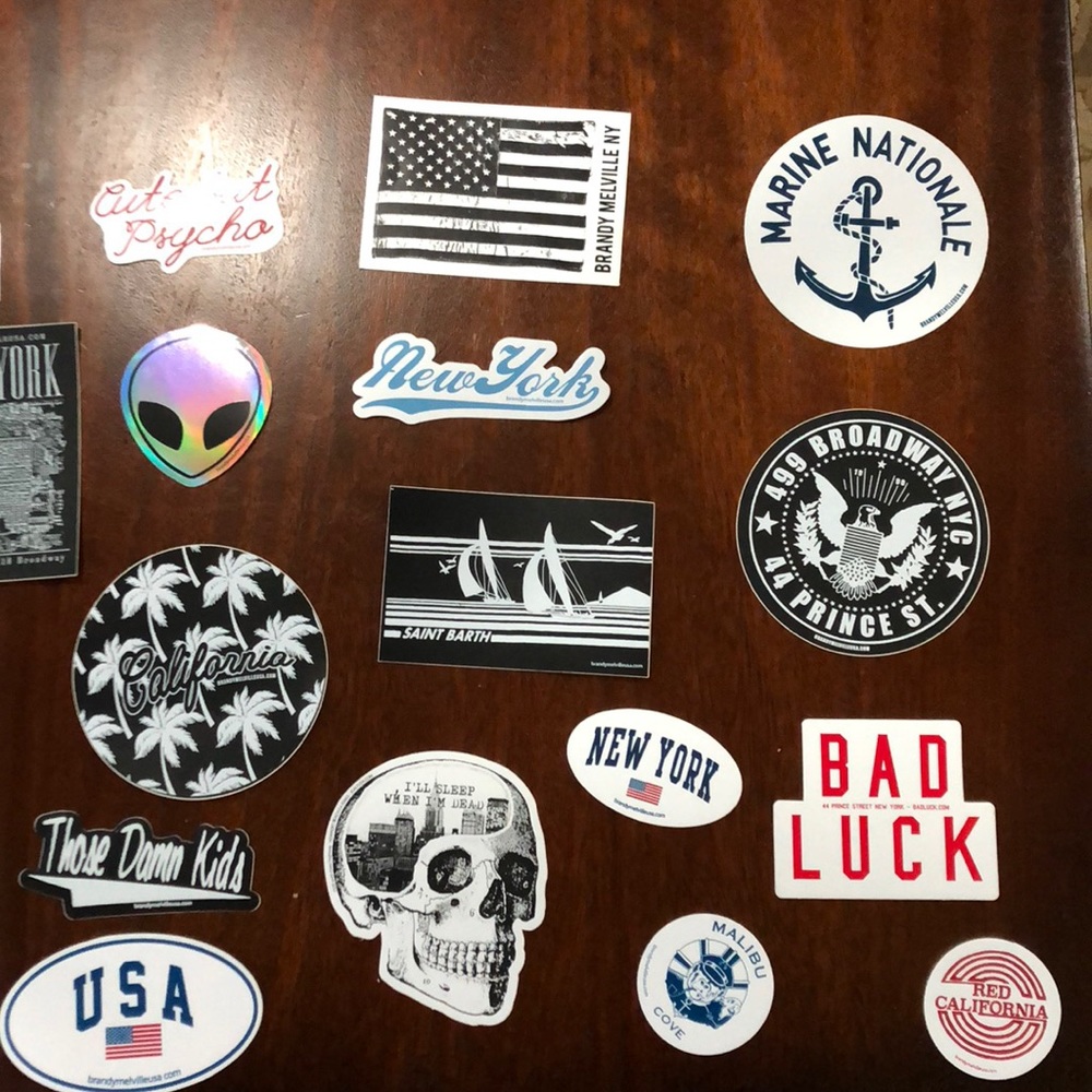 40 Brandy Melville stickers! - Picture 3 of 3
